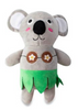 Fringe Koala Shake Your Palm Palms Plush Dog Toy