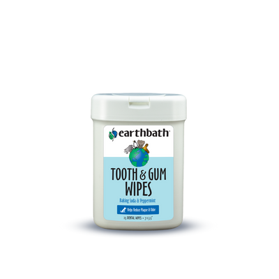 Earthbath Tooth & Gum Wipes 25 ct