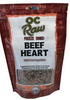 OC Raw Freeze Dried Beef Hearts 4 oz.