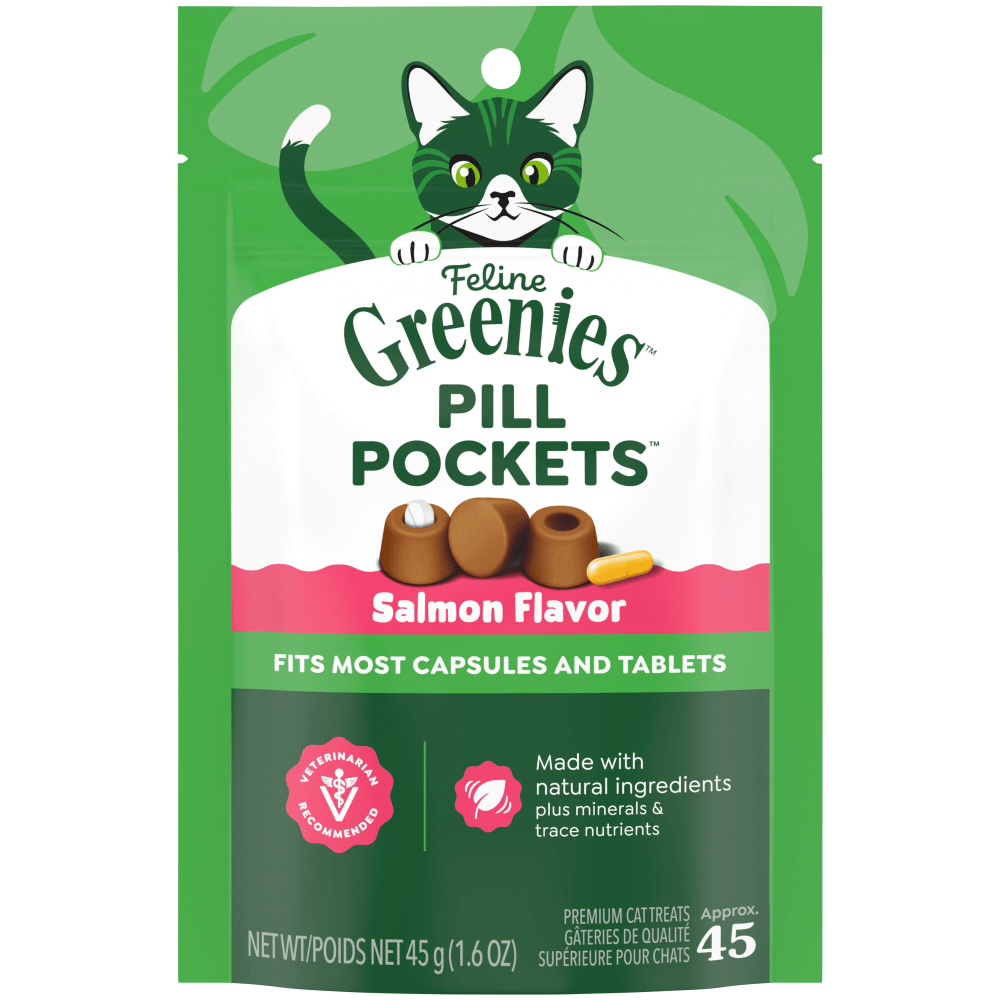 Greenies Pill Pockets Cat Salmon 45 ct.