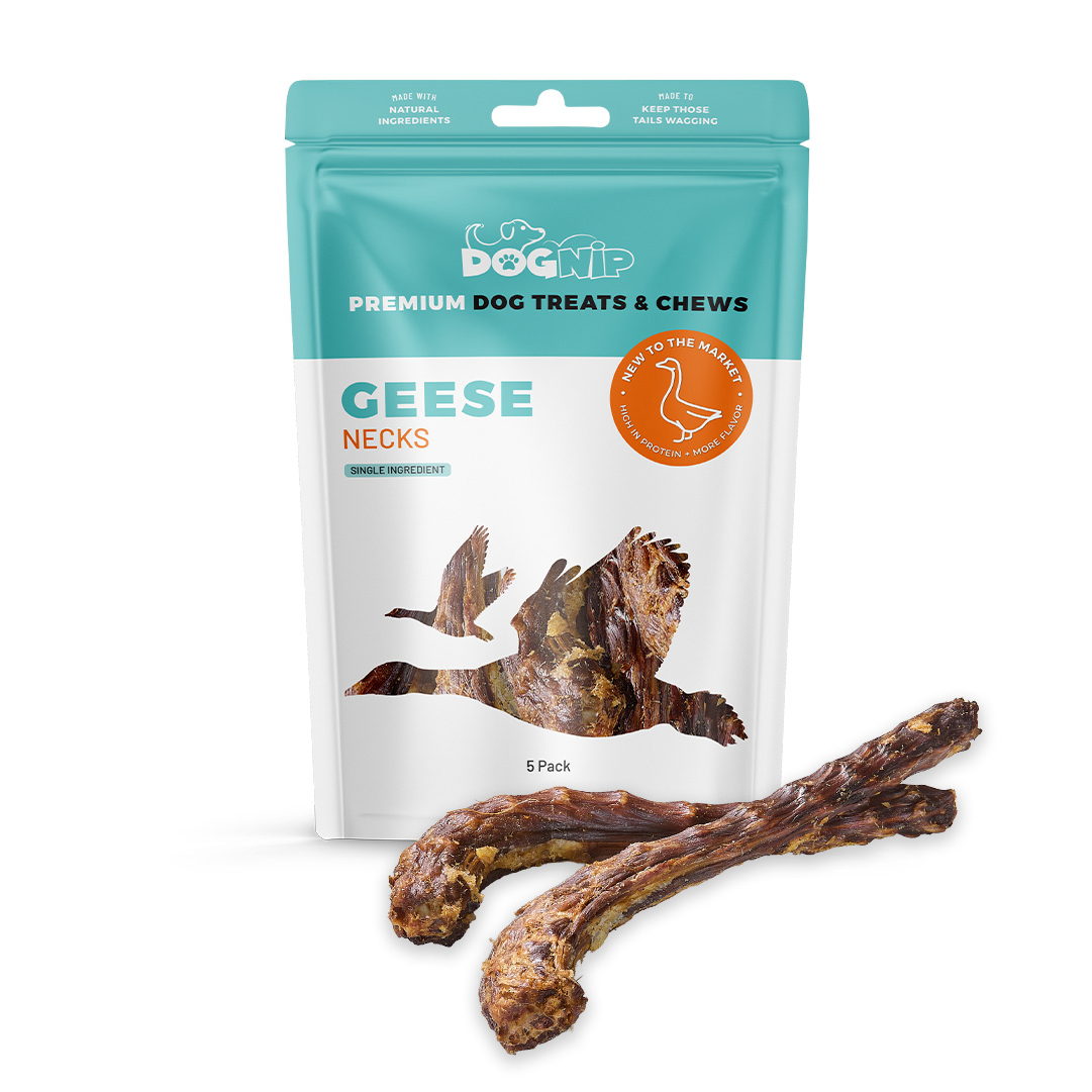 DogNip Premium Single Ingredient Geese Necks 5 Pack