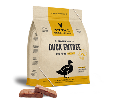 Vital Essentials Raw Duck Patties 6 Lb