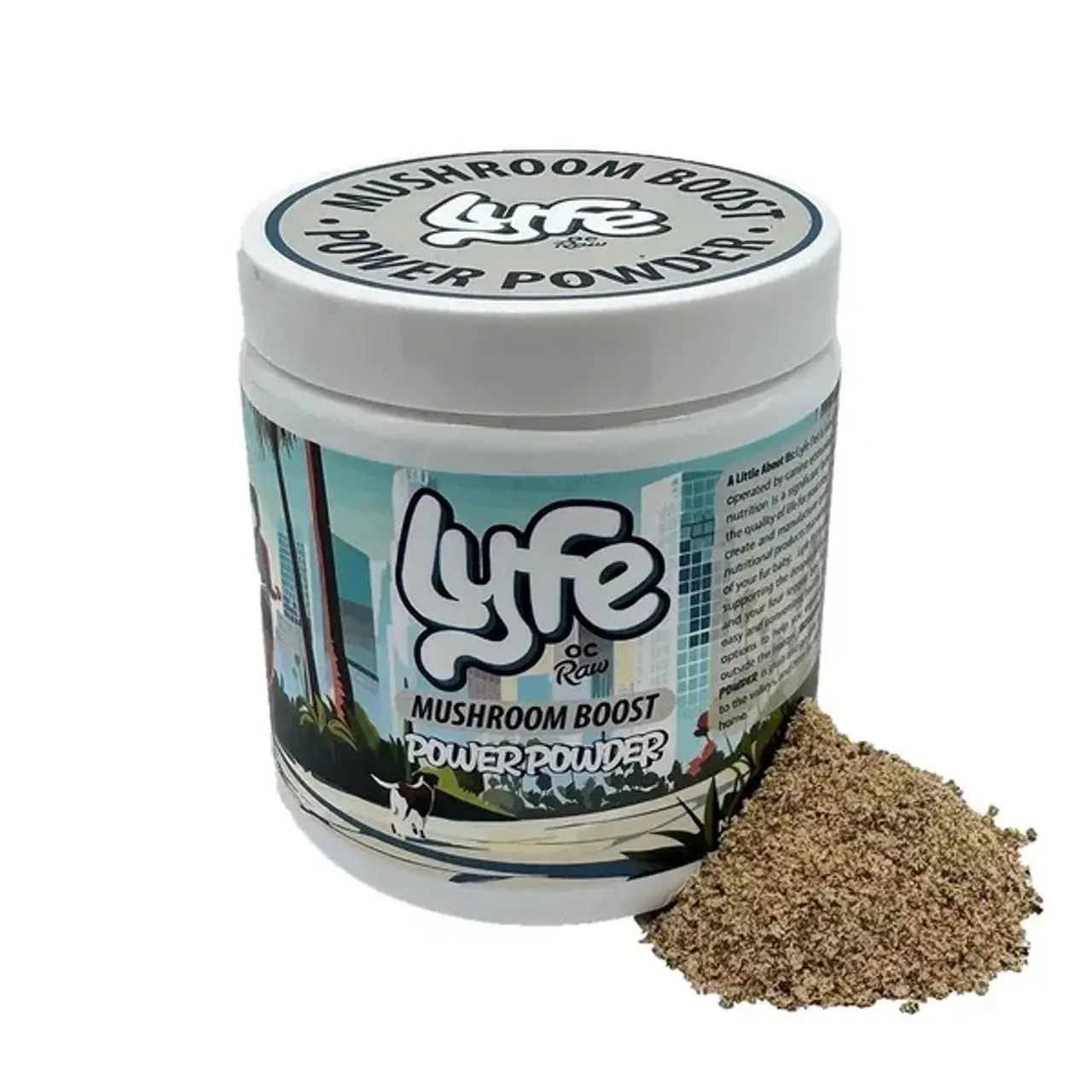 OC Raw Lyfe Mushroom Boost Power Powder 4.2 oz