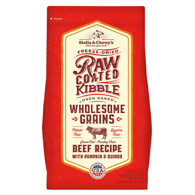 Stella & Chewy's Raw Coated Wholesome Grains Beef With Pumpkin