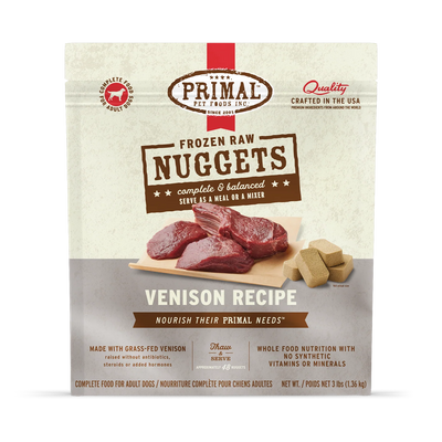 Primal Raw Frozen Venison Formula