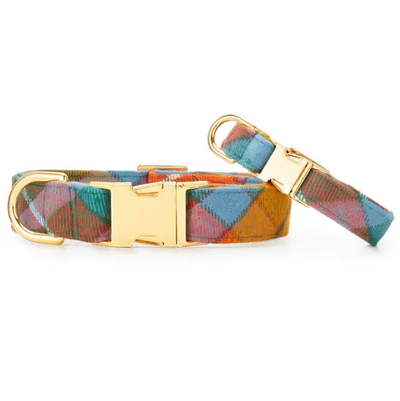 Foggy Dog Buchanan Plaid Dog Collar