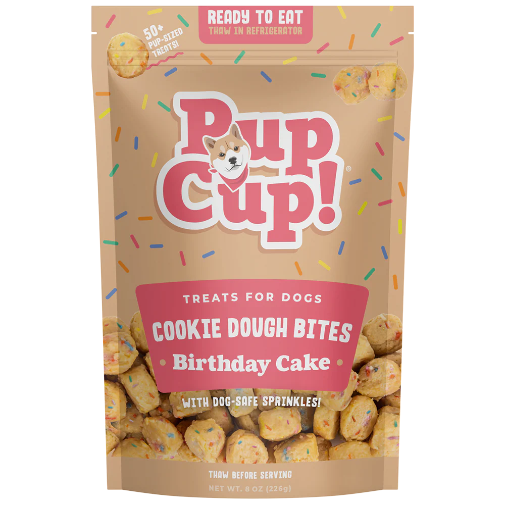 PupCup Frozen Birthday Cake Cookie Dough 8 oz