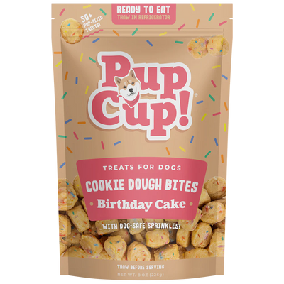 PupCup Frozen Birthday Cake Cookie Dough 8 oz