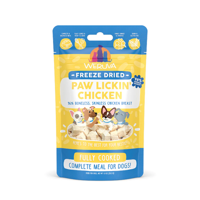 Weruva Freeze Dried Paw Lickin Chicken Dinner