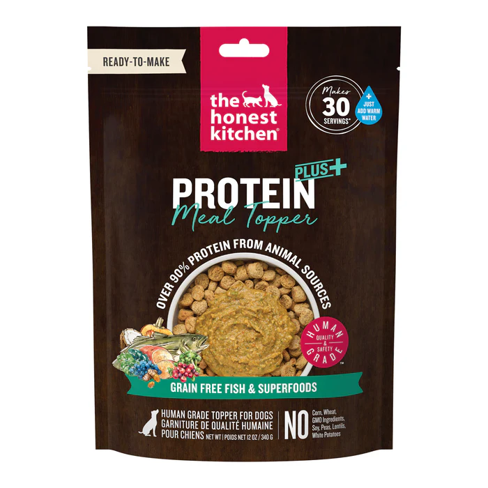 Honest Kitchen Dehydrated Protein Plus Fish Topper 12 oz