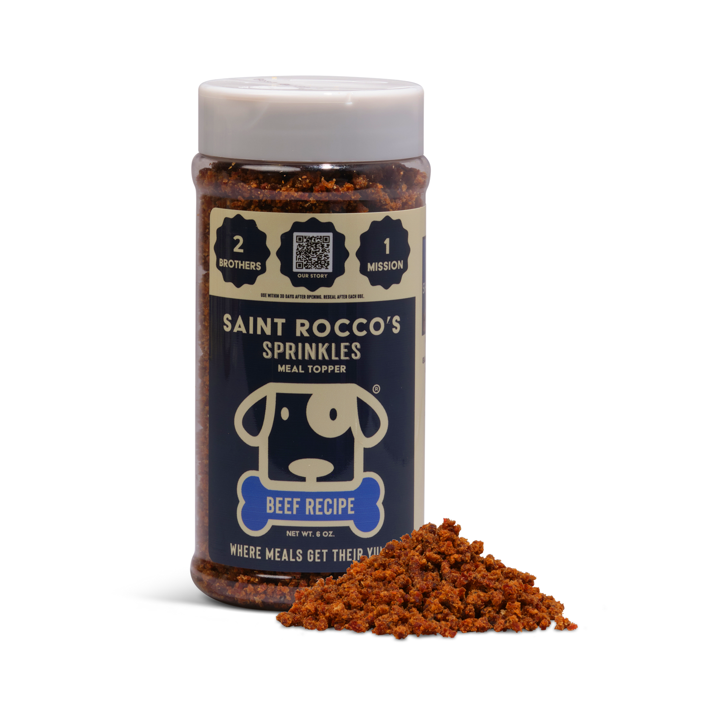 Saint Rocco's Beef Sprinkles Topper 6 oz