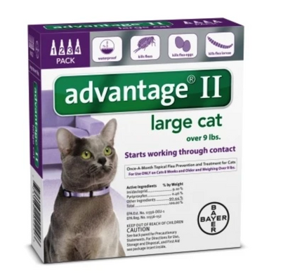 Advantage II for Cats 4-pack