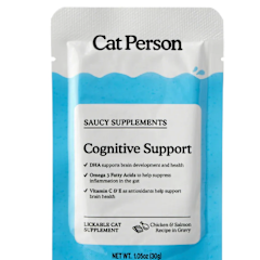 Cat Person Cognitive Support Chicken & Salmon Lickable Supplement