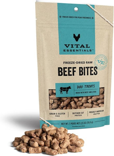 Vital Essentials Freeze Dried Beef Entree  2.5 oz.