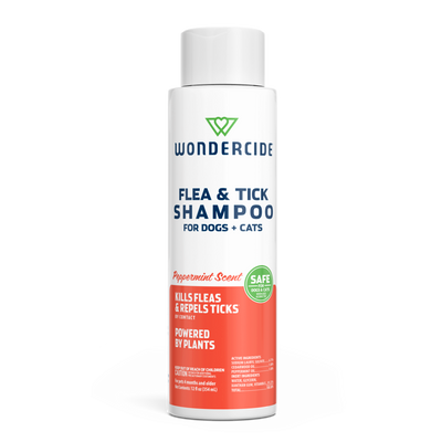 Wondercide Flea & Tick Peppermint Shampoo 12 oz