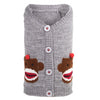 The Worthy Dog Sock Monkey Cardigan