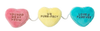 FuzzYard Candy Hearts Cat Toy 3 pc