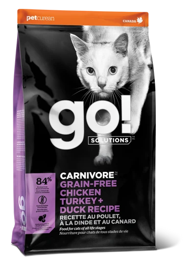 Go! Carnivore Grain Free Cat Chicken, Turkey & Duck