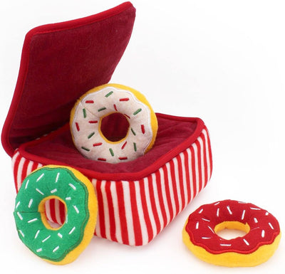 ZippyPaws Holiday Burrow Donutz Box