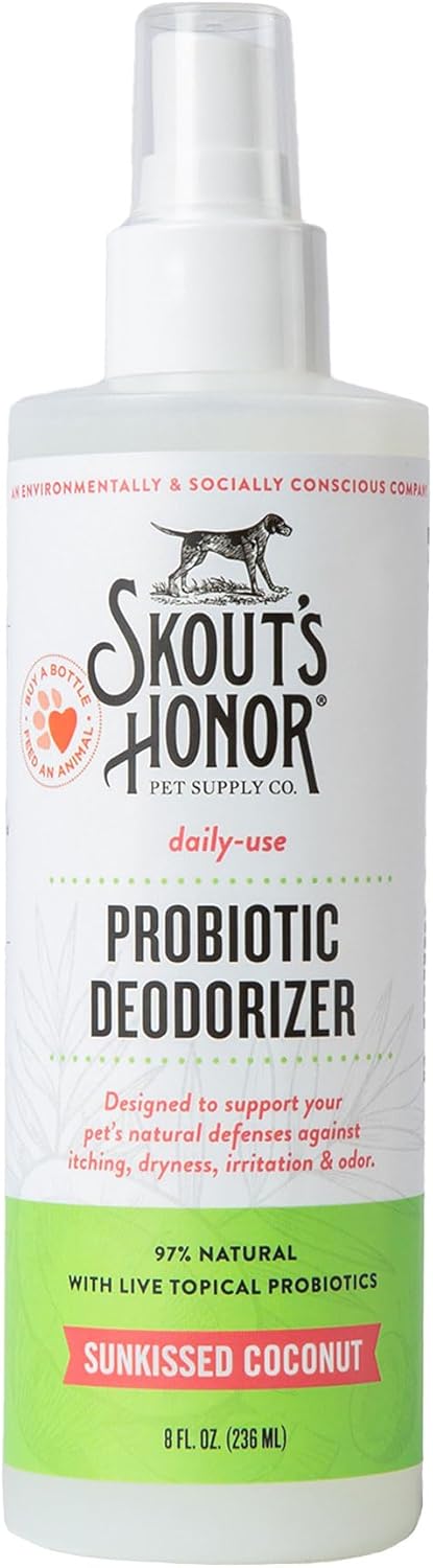 Skout's Honor Dog Probiotic Daily Use Sunkissed Coconut Deodorizer 8 oz