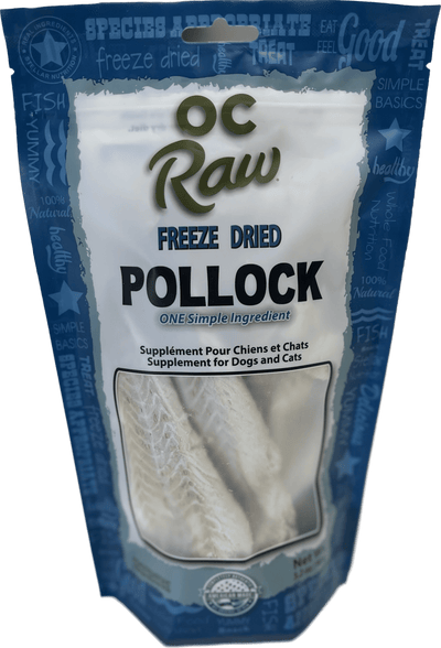 OC Raw Freeze Dried Pollock 3.2 oz.