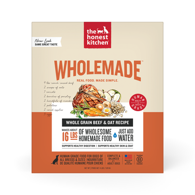 Honest Kitchen Whole Grain Beef Recipe