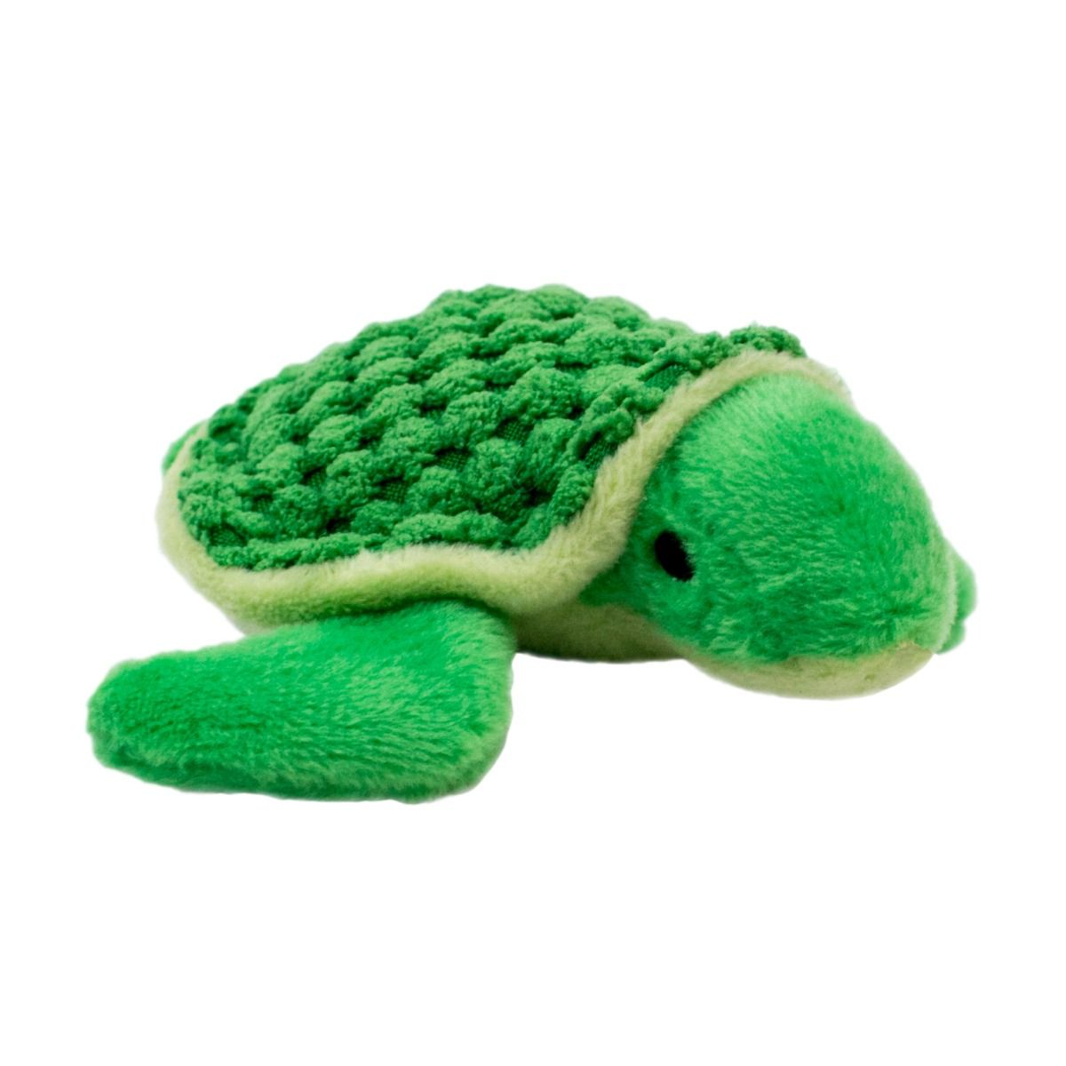 Tall Tails Plush Turtle Squeaker Toy 4"