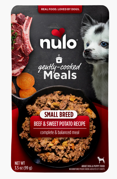 Nulo Gently Cooked Small Breed Beef & Sweet Potato Dog Pouch