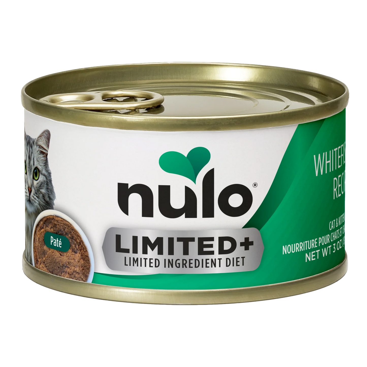 Nulo Limited+ Cat & Kitten Whitefish Pate