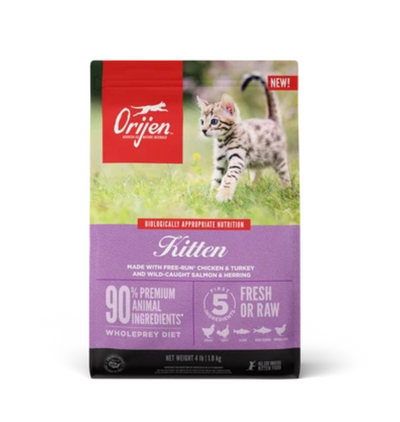 Orijen Chicken & Turkey, Salmon & Herring Kitten