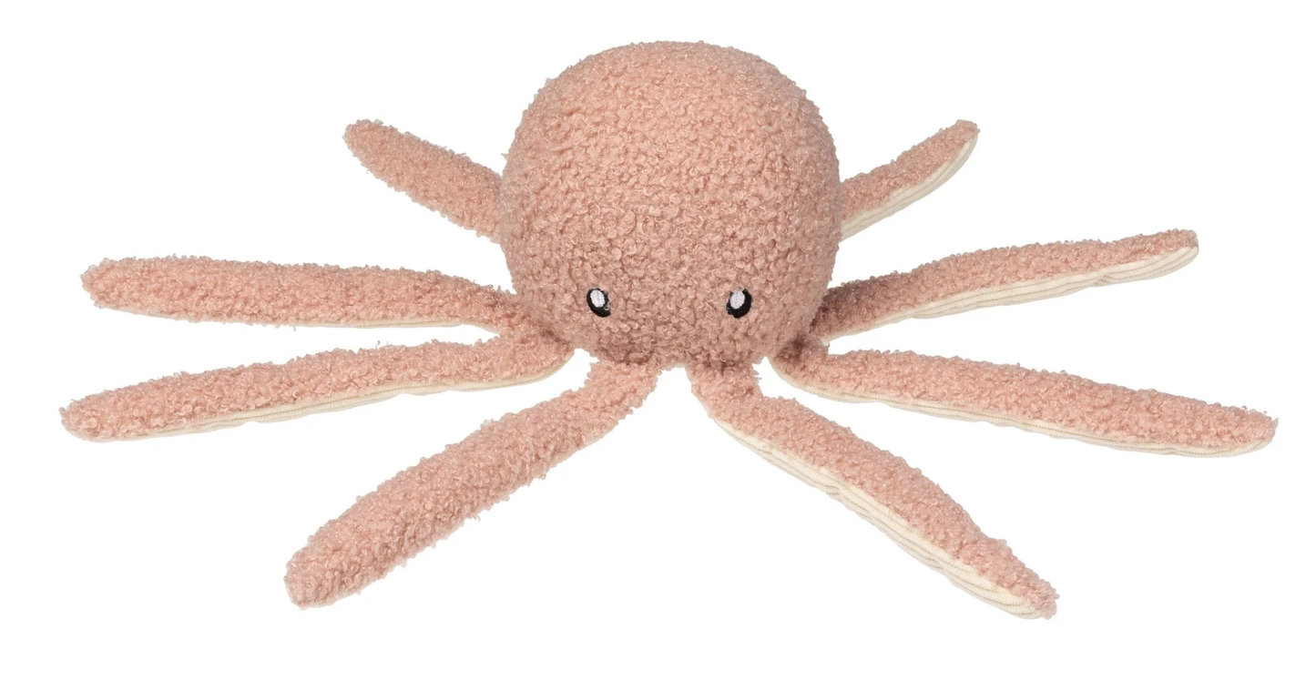 FuzzYard Life Pink Octopus Plush Dog Toy