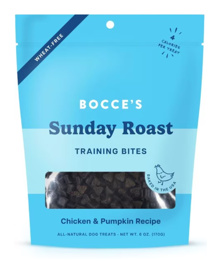 Bocce's Training Bites Sunday Roast Chicken & Pumpkin 6 oz.
