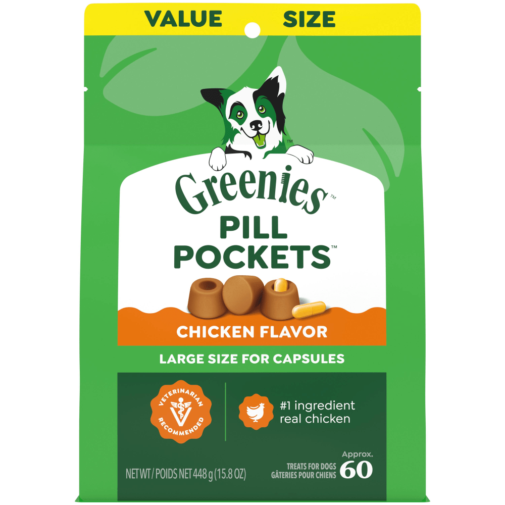 Greenies Pill Pockets  Capsules Chicken Flavor