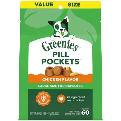 Greenies Pill Pockets  Capsules Chicken Flavor