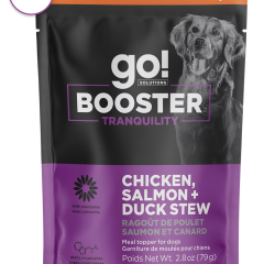 Go! Solutions Dog Booster Tranquility Chicken, Salmon + Duck Stew