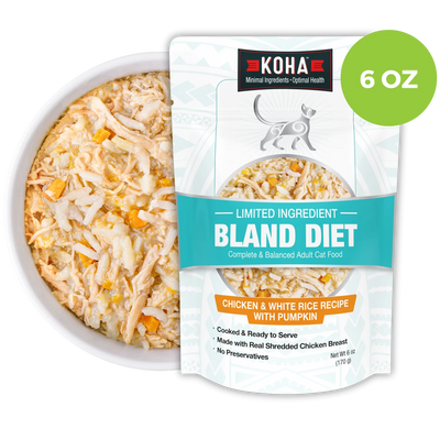 Koha Limited Ingredient Chicken & White Rice Bland Diet for Cats