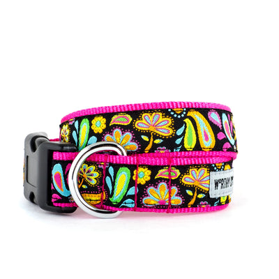The Worthy Dog Floral Paisley Collar