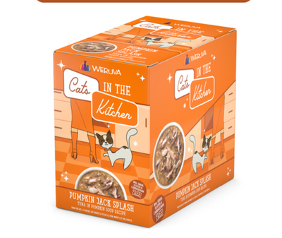 Weruva Cats in the Kitchen Pumpkin Jack Splash Tuna in Pumpkin Soup Pouch