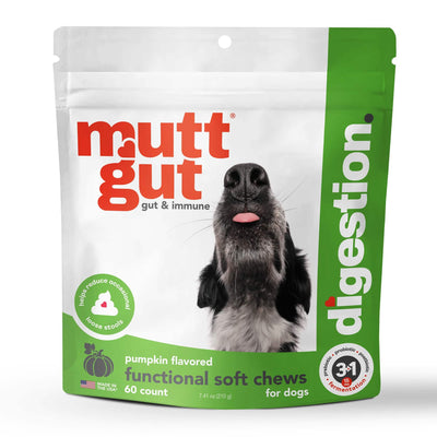 MuttGut Digestion Soft Chews 60 ct.