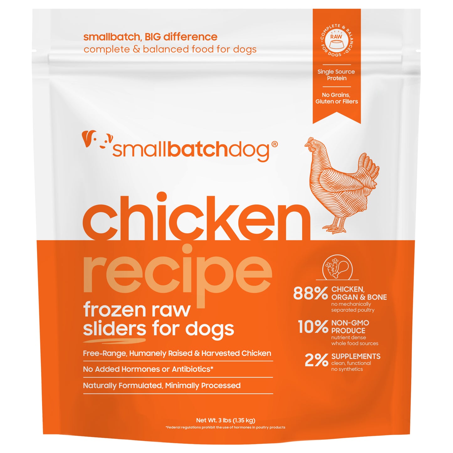 Small Batch Raw Frozen Chicken Batch