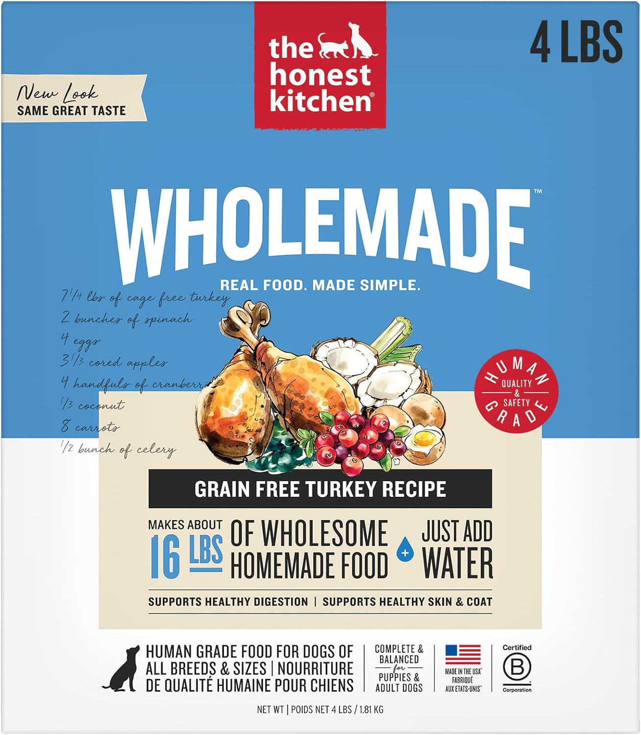 Honest Kitchen Grain-Free Turkey Recipe