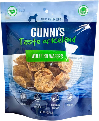 Gunni's Wafers Wolffish Treat 5 oz