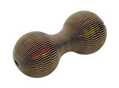Coastal Turbo Corrugate Rattle Ball Dumbell