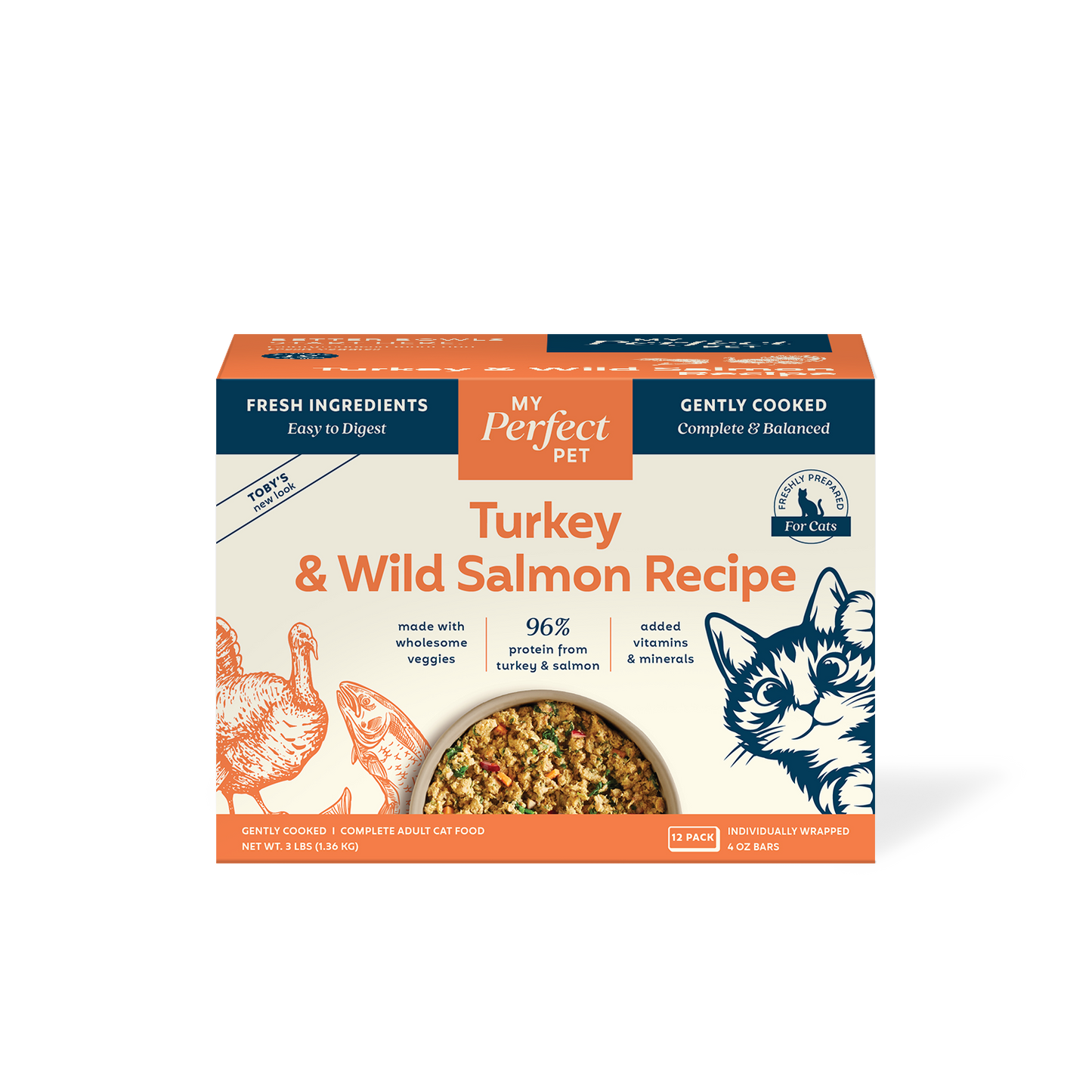 My Perfect Pet Toby's Turkey Cat 3 Lb.