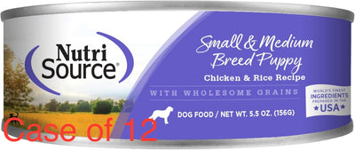 Nutri Source Small & Medium Breed Chicken & Rice Puppy