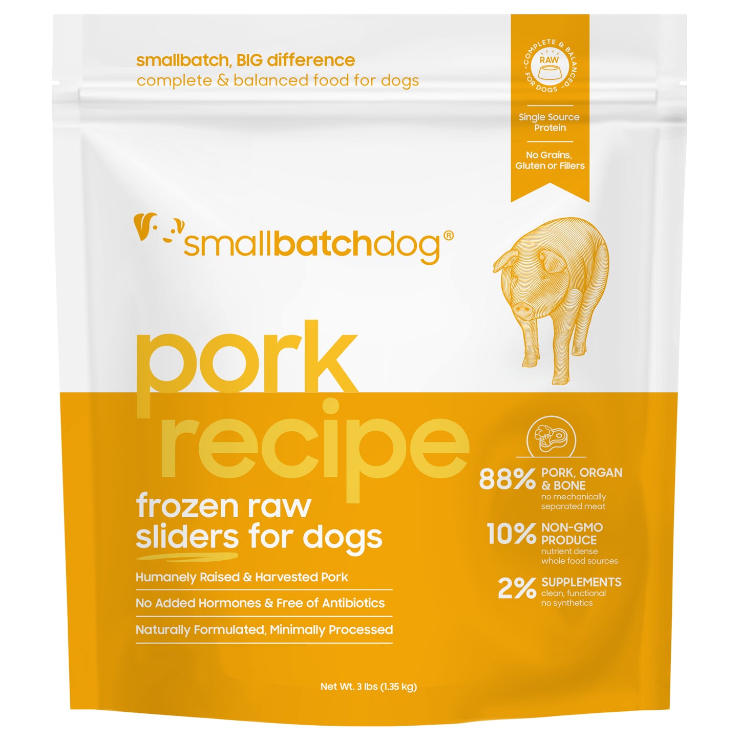 Small Batch Raw Frozen Pork Batch
