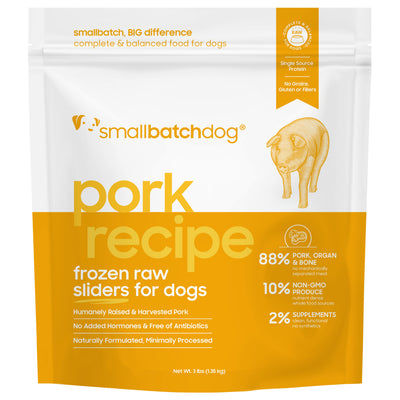 Small Batch Raw Frozen Pork Batch