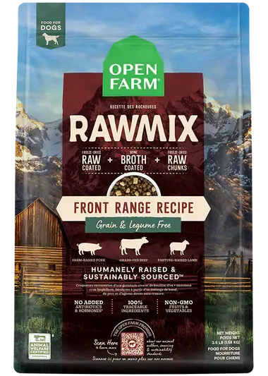 Open Farm Raw Mix Ancient Grain Front Range