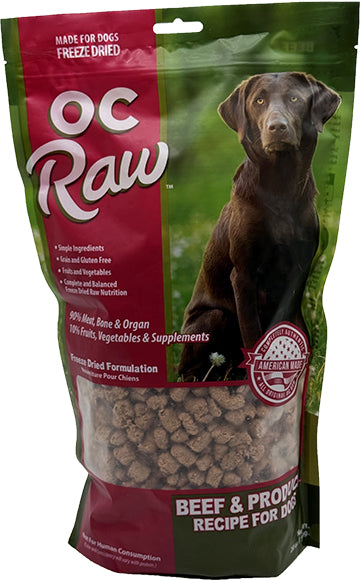 OC Raw Freeze-Dried Beef & Produce Rox