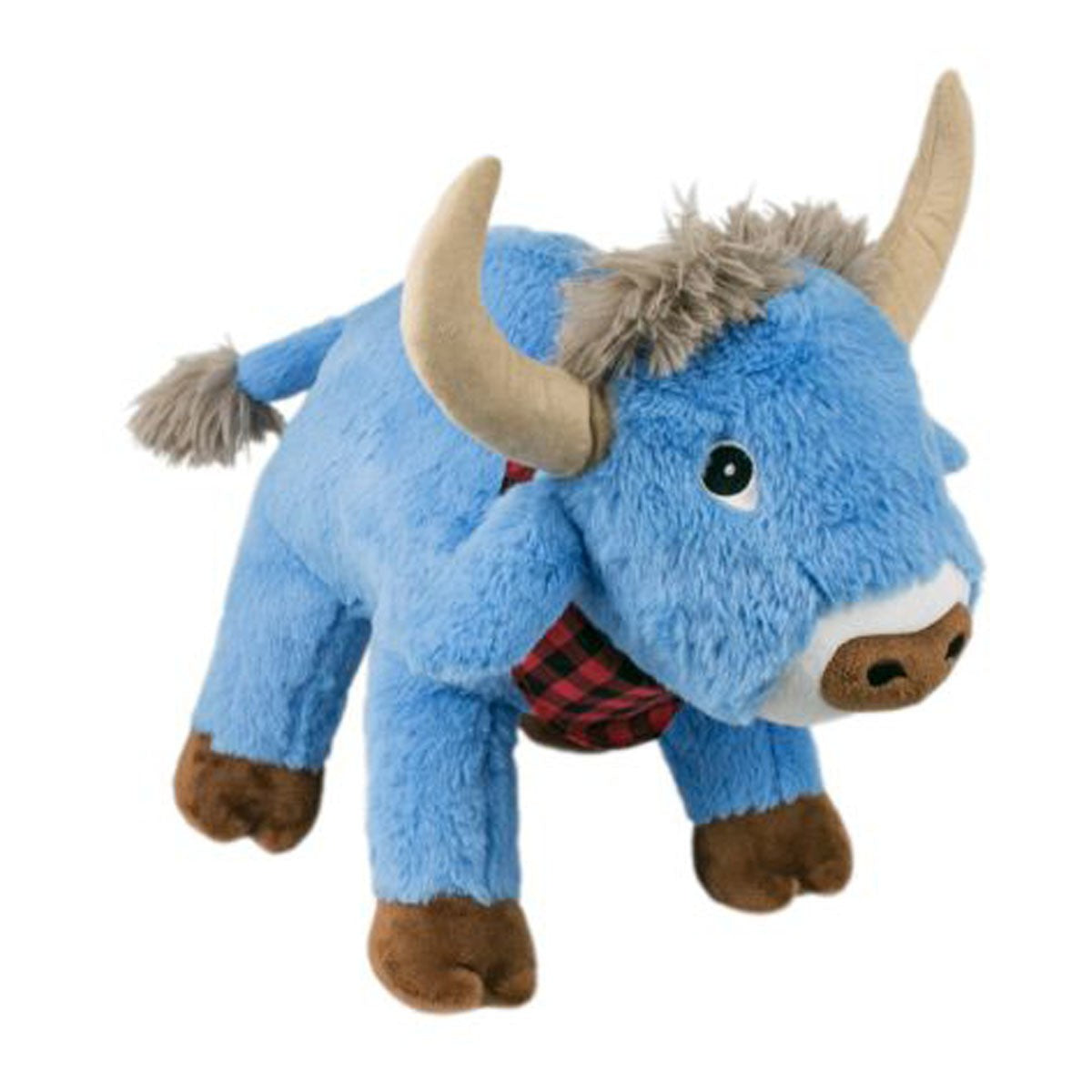 Tall Tail Plush Blue Ox Crunch-Squeak-Crinkle Toy 10"